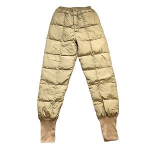 Cabela’s Quilted Goose Down Puffer Pants Baselayer Pants S
